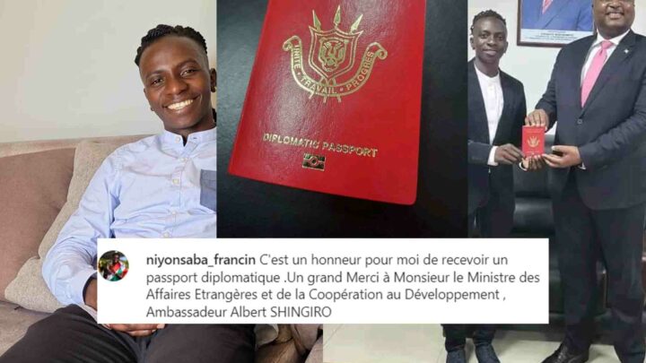 INKURU ISHUSHE : Passeport Diplomatique niyo yaronkejwe Unumunonotsi Francine NIYINSABA
